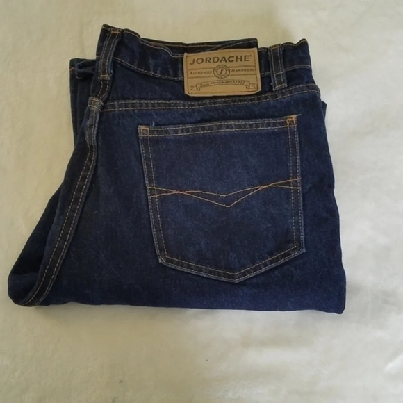 Vintage Jordache Flare Dark Wash Jeans - Picture 4 of 10